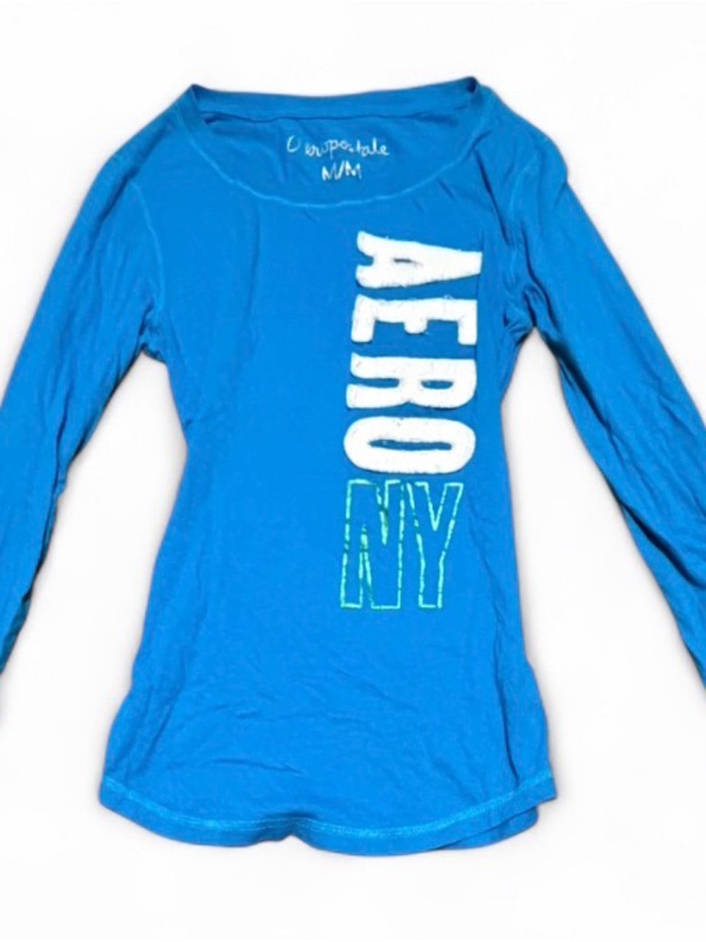 Vintage Y2K Aeropostale Blue Aero NY Long Sleeve